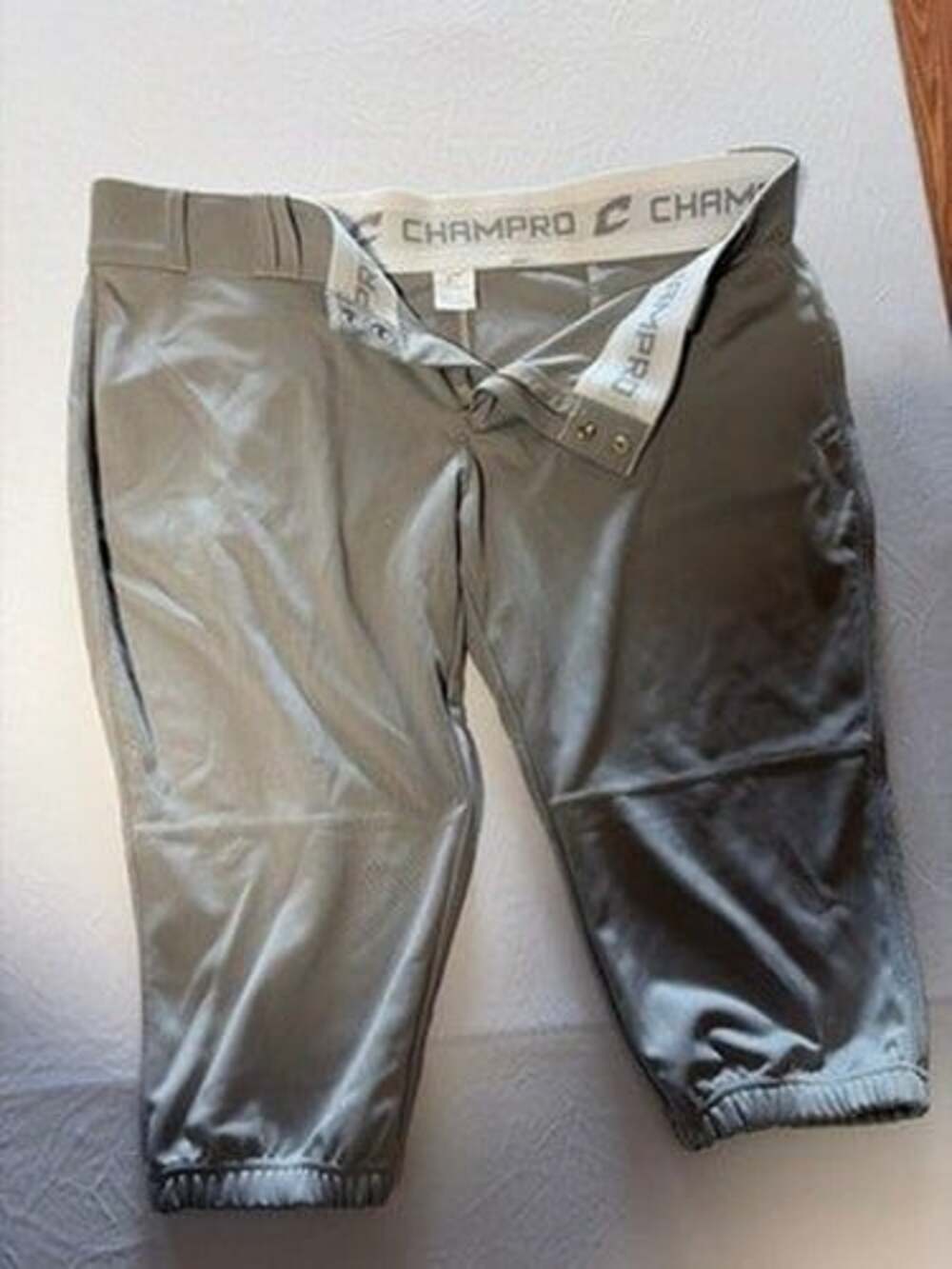 Champion Softball Baseball Pants Womens XXXL Gray Knicker Elastic Cuff Waist